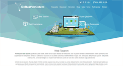Desktop Screenshot of deltawebsistem.com